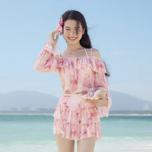 Load image into Gallery viewer, Floral Seafarer Swimsuit