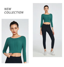 Load image into Gallery viewer, Wide Open Back Long Sleeve
