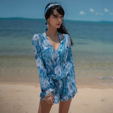 Load image into Gallery viewer, Fairly Blue 3 Pieces Swimsuit
