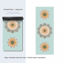 Load image into Gallery viewer, Professional wear-resistant PU rubber fitness yoga mat
