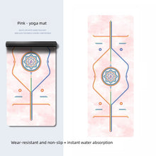 Load image into Gallery viewer, Professional wear-resistant PU rubber fitness yoga mat
