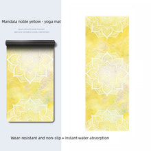 Load image into Gallery viewer, Professional wear-resistant PU rubber fitness yoga mat
