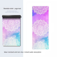 Load image into Gallery viewer, Professional wear-resistant PU rubber fitness yoga mat
