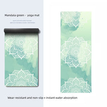 Load image into Gallery viewer, Professional wear-resistant PU rubber fitness yoga mat
