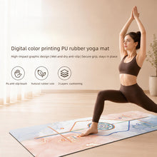 Load image into Gallery viewer, Professional wear-resistant PU rubber fitness yoga mat
