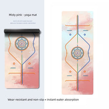 Load image into Gallery viewer, Professional wear-resistant PU rubber fitness yoga mat
