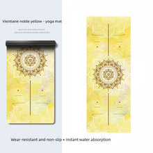 Load image into Gallery viewer, Professional wear-resistant PU rubber fitness yoga mat
