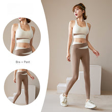 Load image into Gallery viewer, Color Cut-off Sport Suit
