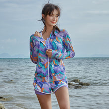 Load image into Gallery viewer, Tropical Wave Swimsuit
