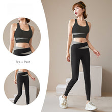 Load image into Gallery viewer, Color Cut-off Sport Suit
