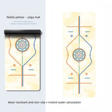 Load image into Gallery viewer, Professional wear-resistant PU rubber fitness yoga mat
