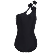 Load image into Gallery viewer, Black Roses Swimsuit
