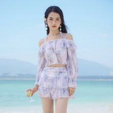 Load image into Gallery viewer, Floral Seafarer Swimsuit
