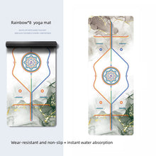 Load image into Gallery viewer, Professional wear-resistant PU rubber fitness yoga mat
