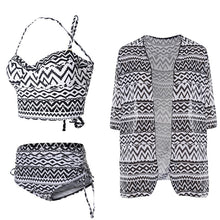 Load image into Gallery viewer, Arabesque Swimsuit 3 Pieces Set
