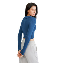 Load image into Gallery viewer, Open Front Ribbed Long Sleeve
