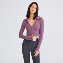 Load image into Gallery viewer, Open Front Ribbed Long Sleeve
