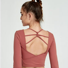 Load image into Gallery viewer, Beautiful Back Fasciola Yoga Long Sleeve
