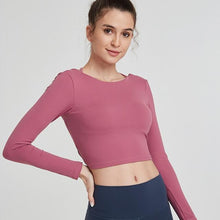 Load image into Gallery viewer, Beautiful Back Fasciola Yoga Long Sleeve

